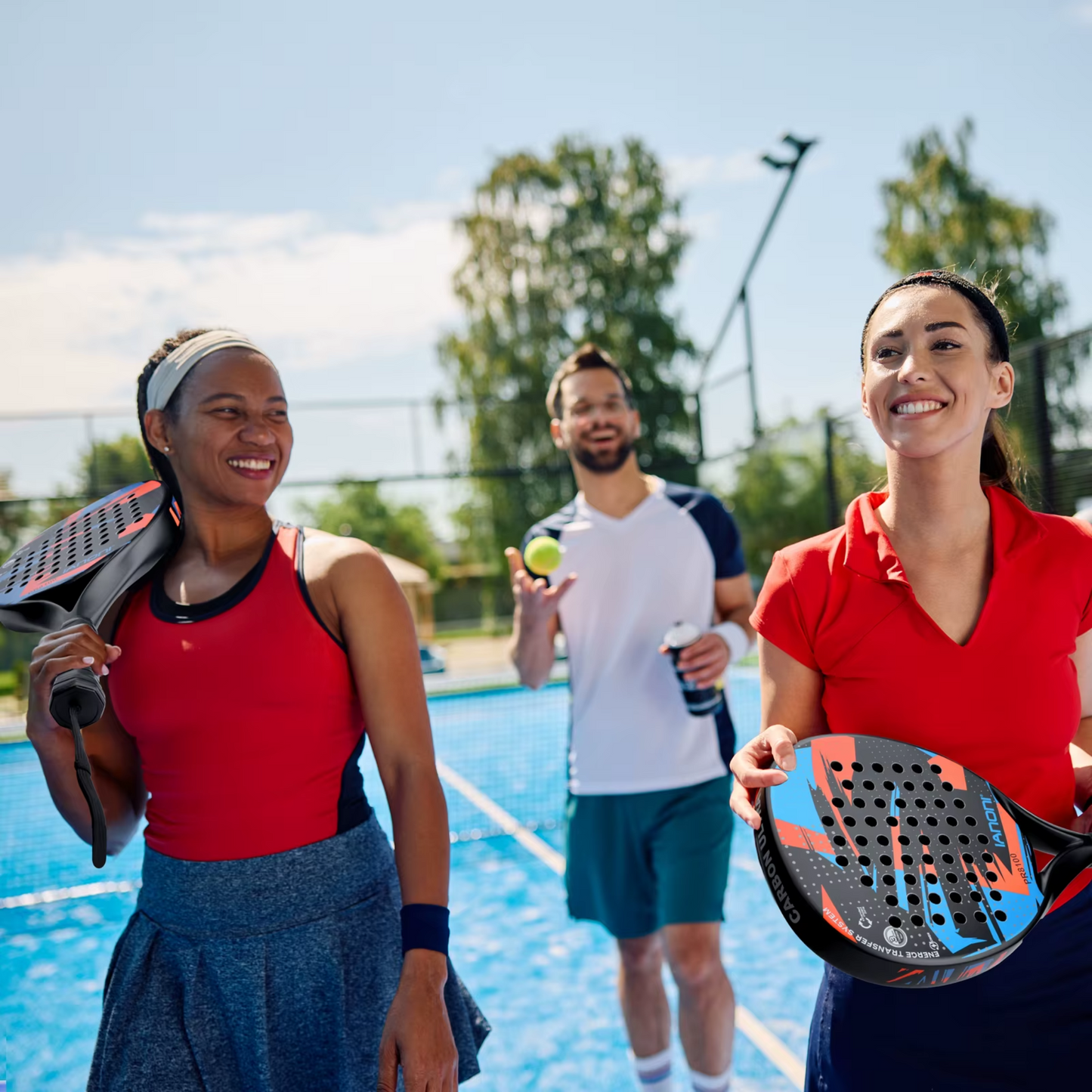 Ianoni PR8100 Carbon Fibre PADEL RACKET - Blue