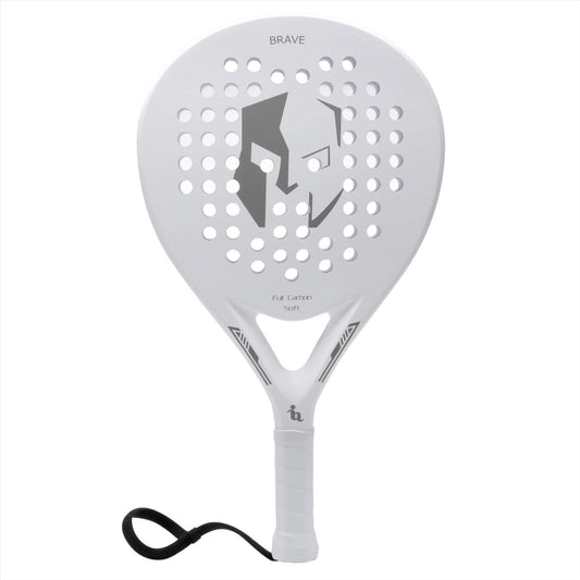 Ianoni PR660 Carbon Fibre PADEL RACKET - White
